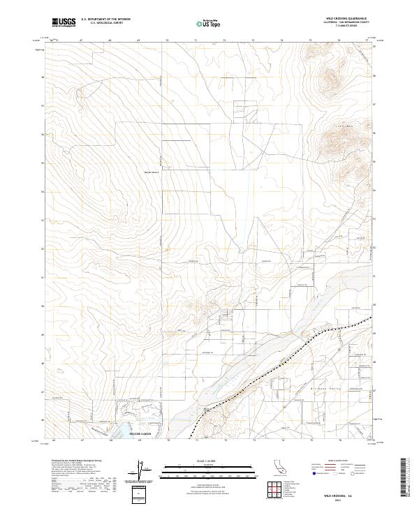 US Topo 7.5-minute map for Wild Crossing CA