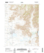 US Topo 7.5-minute map for Woodlake CA