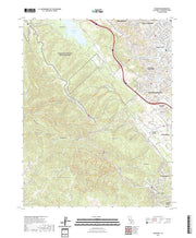 US Topo 7.5-minute map for Woodside CA