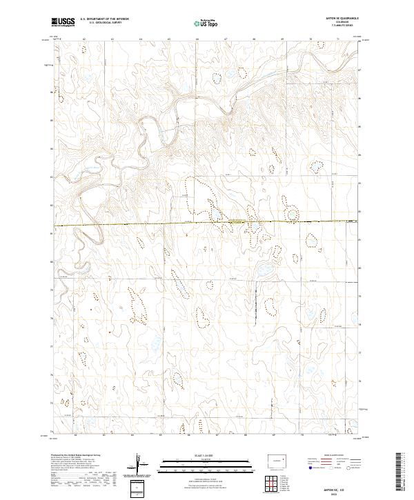 US Topo 7.5-minute map for Anton SE CO