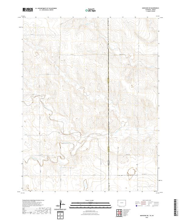 US Topo 7.5-minute map for Arapahoe NE COKS