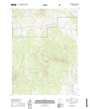 US Topo 7.5-minute map for Bears Ears Peaks CO