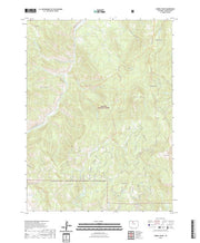 US Topo 7.5-minute map for Corral Peaks CO