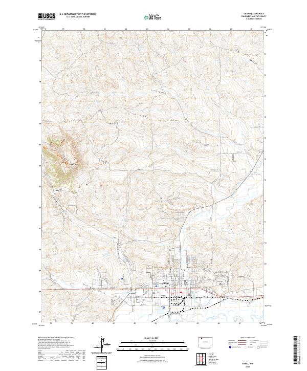 US Topo 7.5-minute map for Craig CO