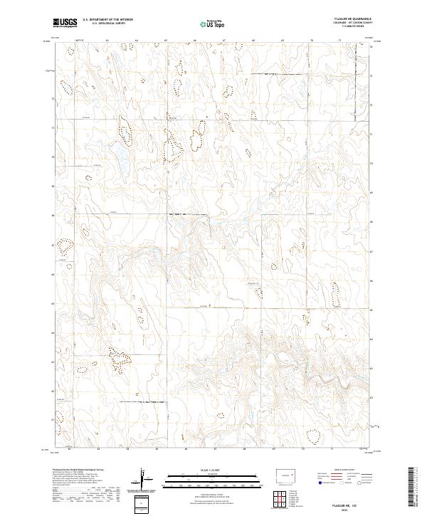 US Topo 7.5-minute map for Flagler NE CO