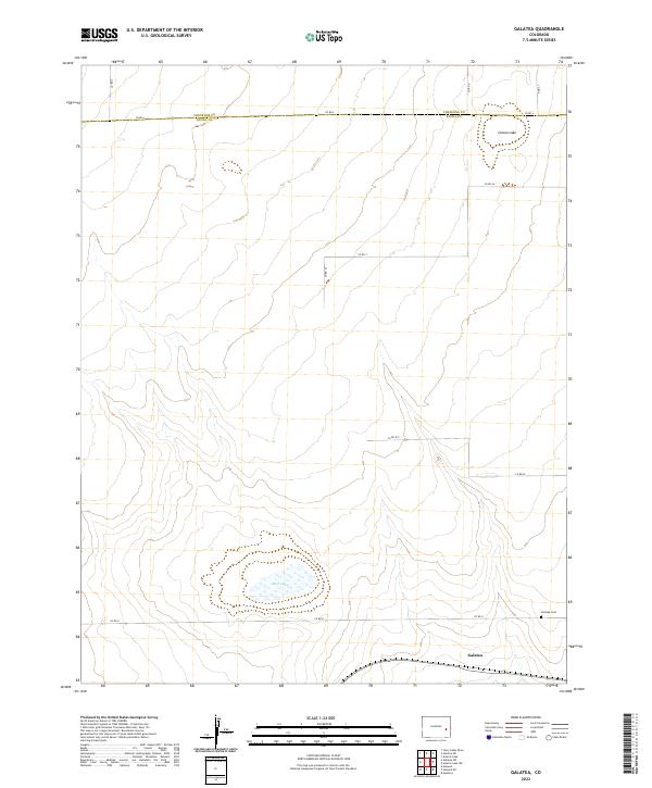 US Topo 7.5-minute map for Galatea CO
