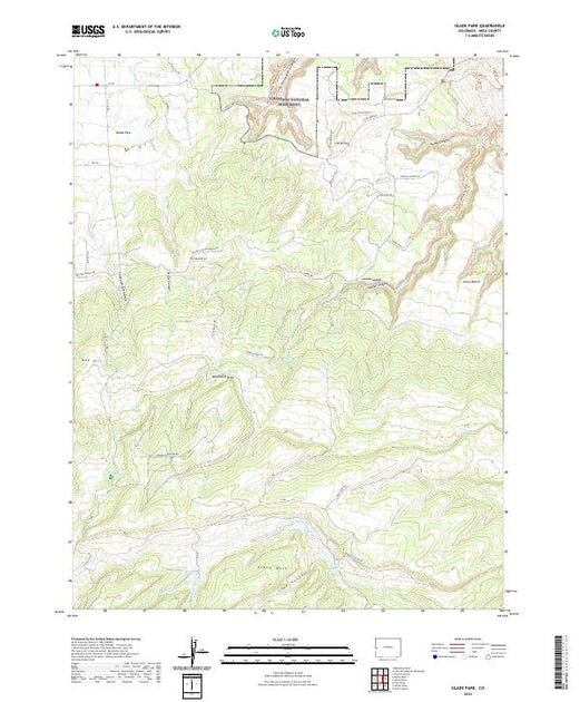 US Topo 7.5-minute map for Glade Park CO – American Map Store