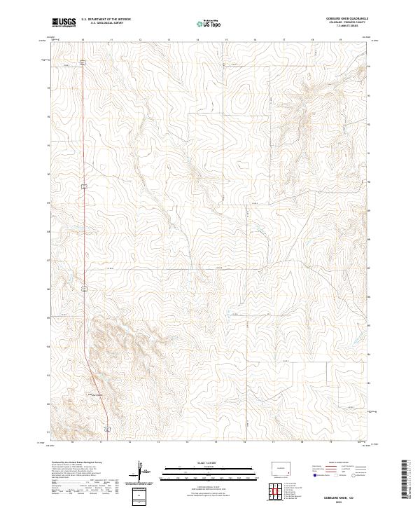 US Topo 7.5-minute map for Gobblers Knob CO