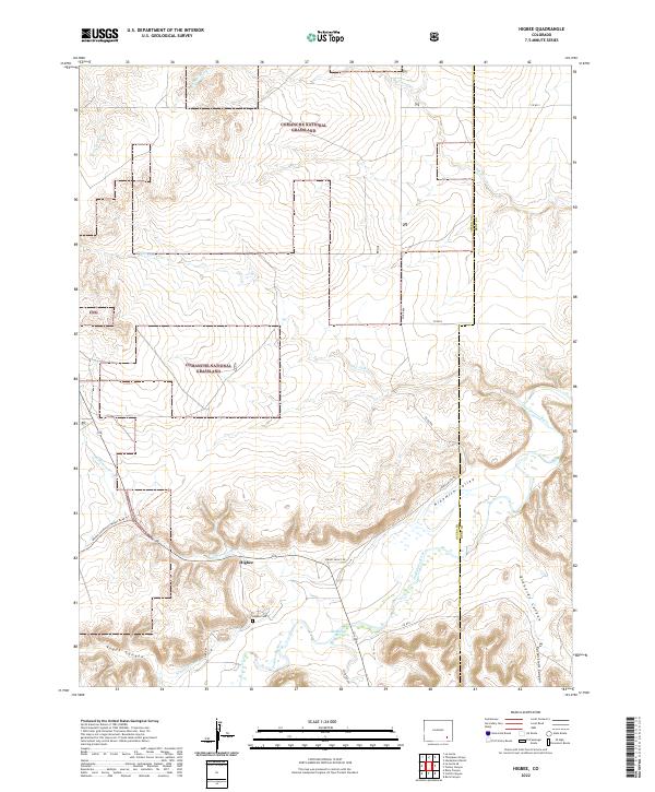 US Topo 7.5-minute map for Higbee CO