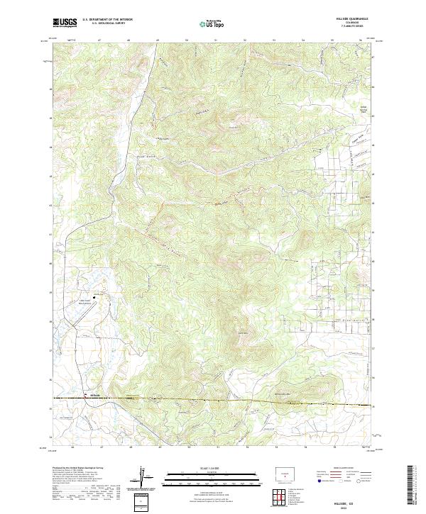 US Topo 7.5-minute map for Hillside CO