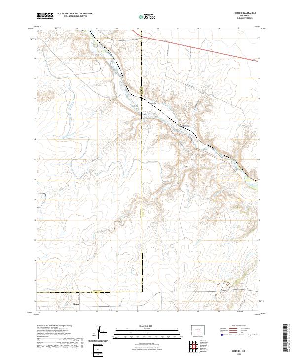 US Topo 7.5-minute map for Hobson CO