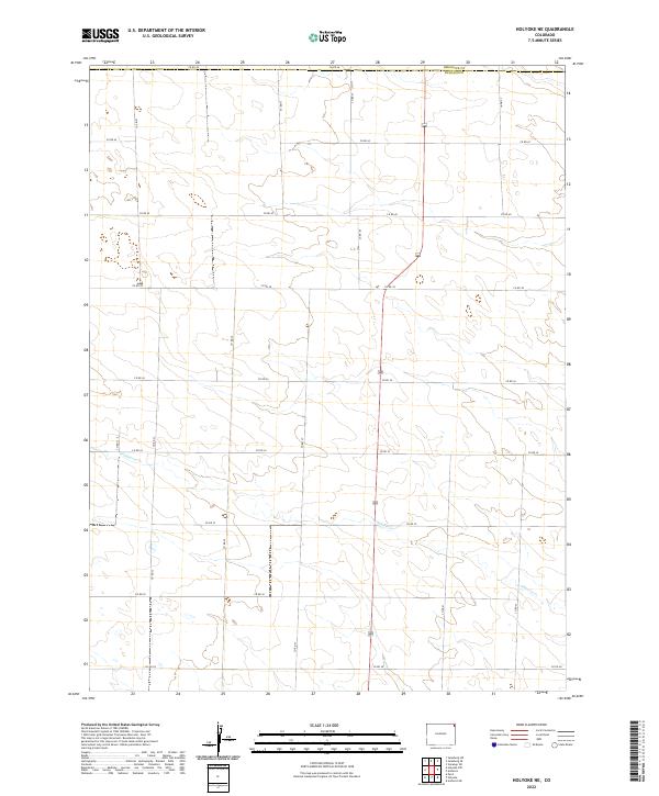 US Topo 7.5-minute map for Holyoke NE CO