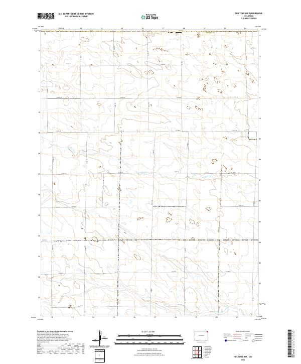 US Topo 7.5-minute map for Holyoke NW CO