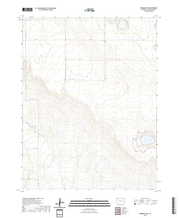 US Topo 7.5-minute map for Hubbard Lake CO
