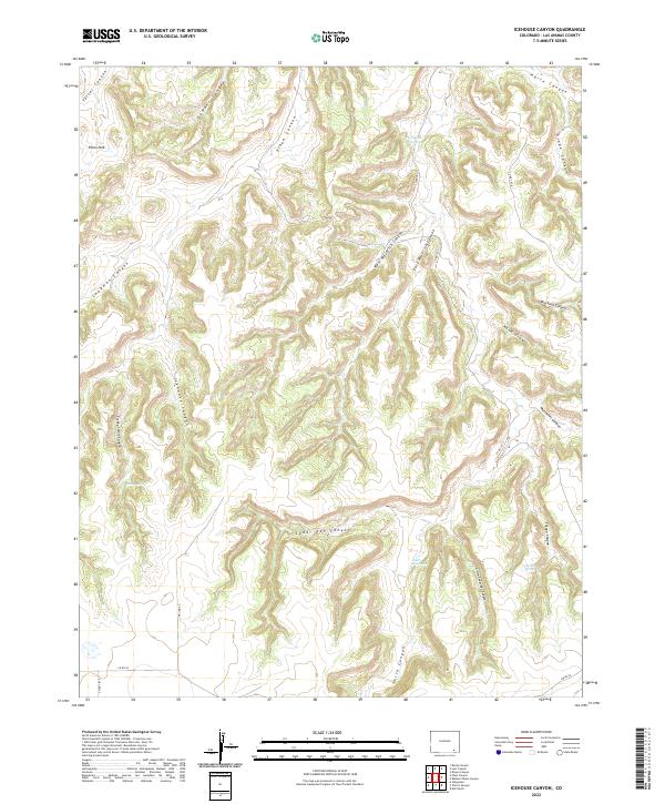 US Topo 7.5-minute map for Icehouse Canyon CO