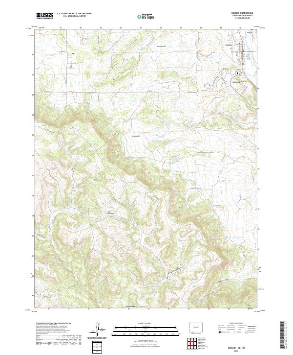 US Topo 7.5-minute map for Ignacio CONM