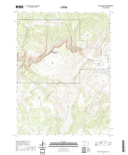 US Topo 7.5-minute map for Indian Water Canyon CO