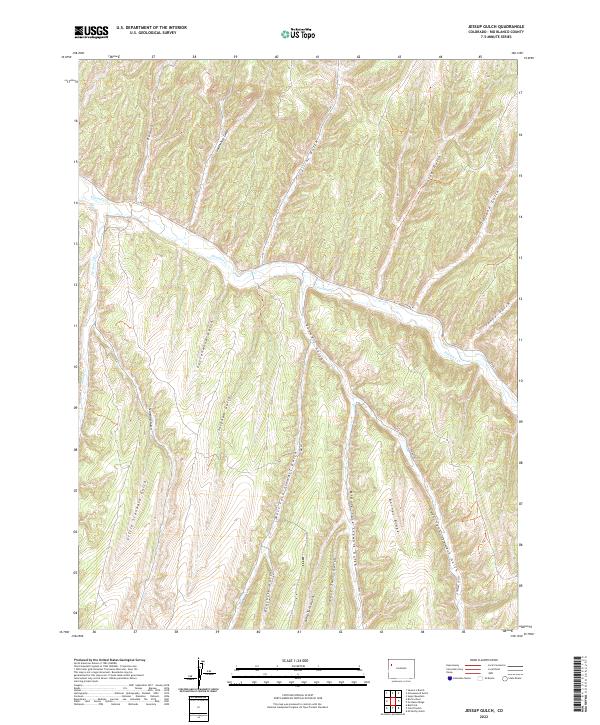 US Topo 7.5-minute map for Jessup Gulch CO