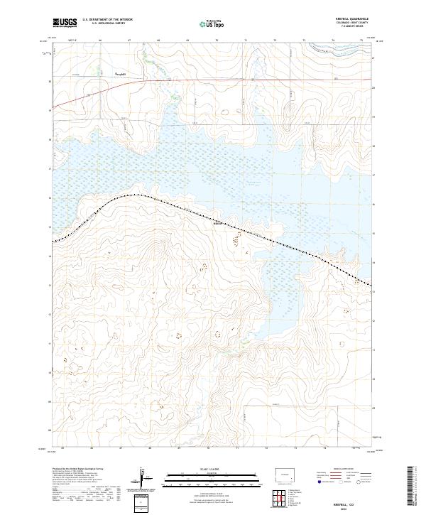US Topo 7.5-minute map for Kreybill CO
