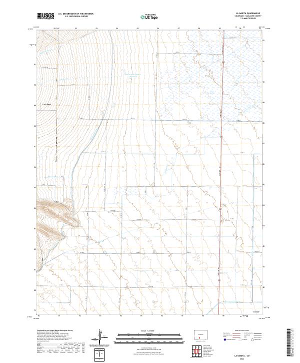US Topo 7.5-minute map for La Garita CO