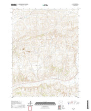 US Topo 7.5-minute map for Lay CO
