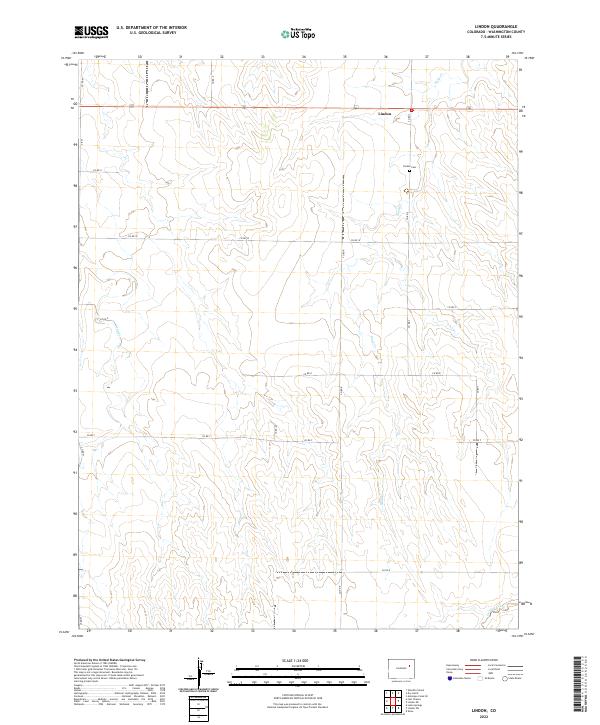 US Topo 7.5-minute map for Lindon CO