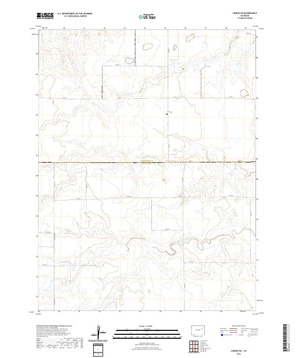 US Topo 7.5-minute map for Lindon SW CO