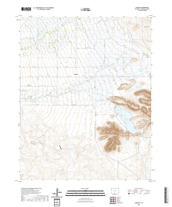 US Topo 7.5-minute map for Lobatos CO