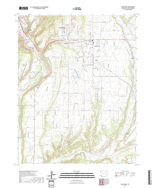 US Topo 7.5-minute map for Loma Linda CO