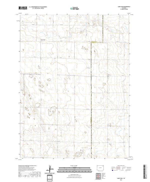 US Topo 7.5-minute map for Lone Star CO