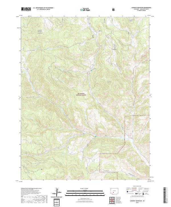 US Topo 7.5-minute map for Lookout Mountain CO