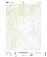 US Topo 7.5-minute map for M F Mountain CO