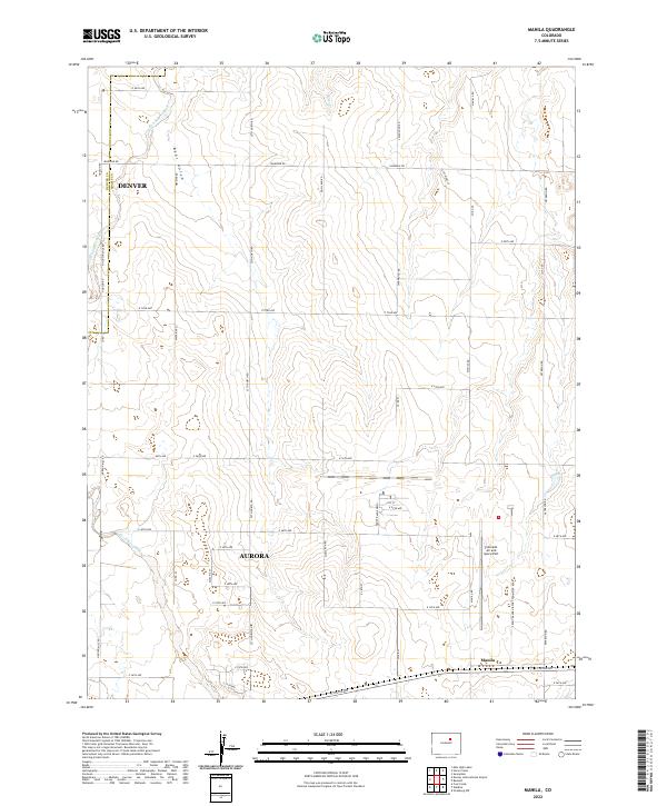 US Topo 7.5-minute map for Manila CO