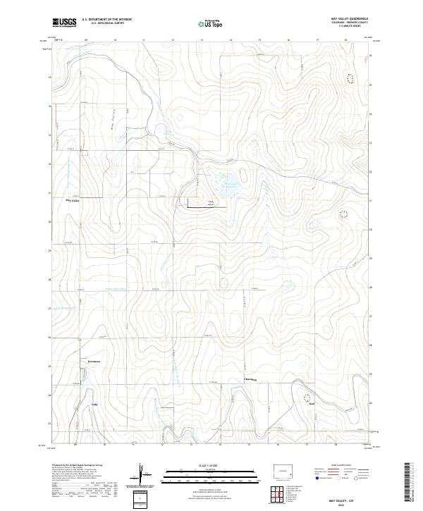 US Topo 7.5-minute map for May Valley CO