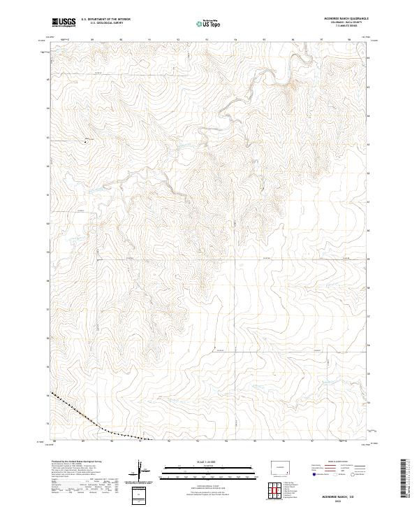 US Topo 7.5-minute map for McEndree Ranch CO