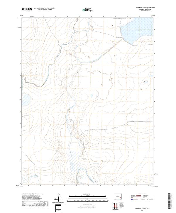 US Topo 7.5-minute map for McIntosh Ranch CO