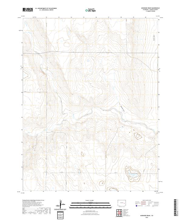 US Topo 7.5-minute map for McKenzie Draw CO