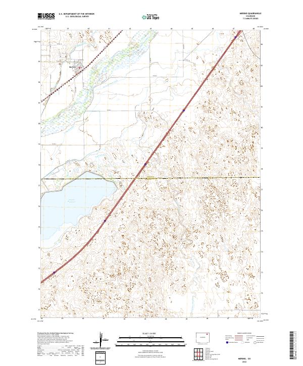 US Topo 7.5-minute map for Merino CO