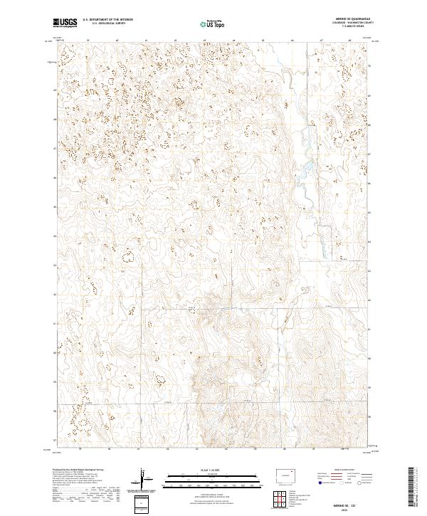 US Topo 7.5-minute map for Merino SE CO