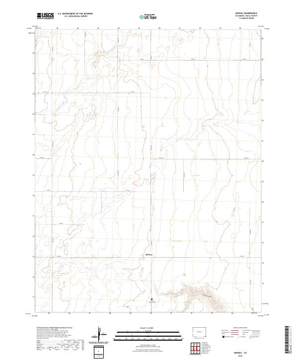 US Topo 7.5-minute map for Midway CO