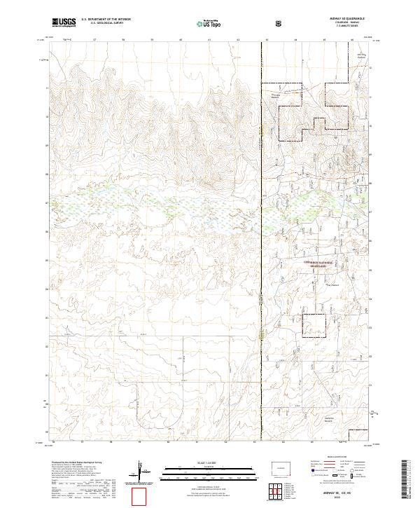 US Topo 7.5-minute map for Midway SE COKS