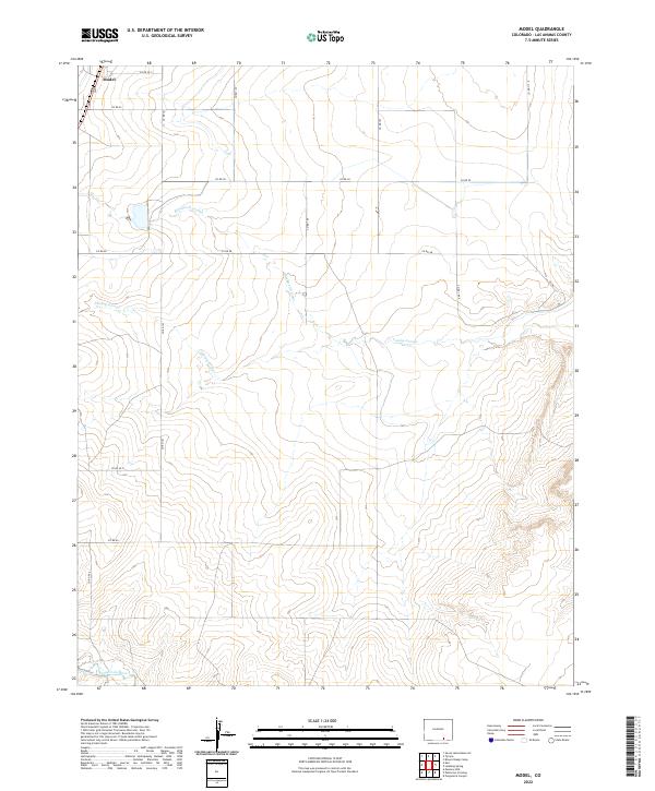 US Topo 7.5-minute map for Model CO
