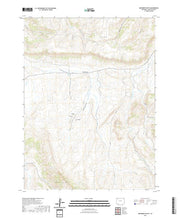 US Topo 7.5-minute map for Monument Butte CO