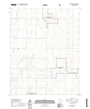 US Topo 7.5-minute map for Moore Draw NW CO