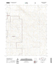US Topo 7.5-minute map for Moore Draw SE CO