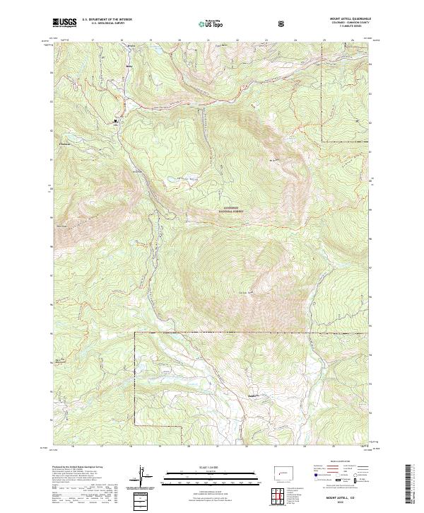 US Topo 7.5-minute map for Mount Axtell CO