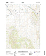 US Topo 7.5-minute map for Mount Harris CO