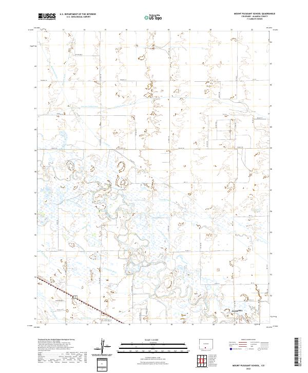 US Topo 7.5-minute map for Mount Pleasant School CO