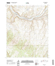 US Topo 7.5-minute map for Naturita CO