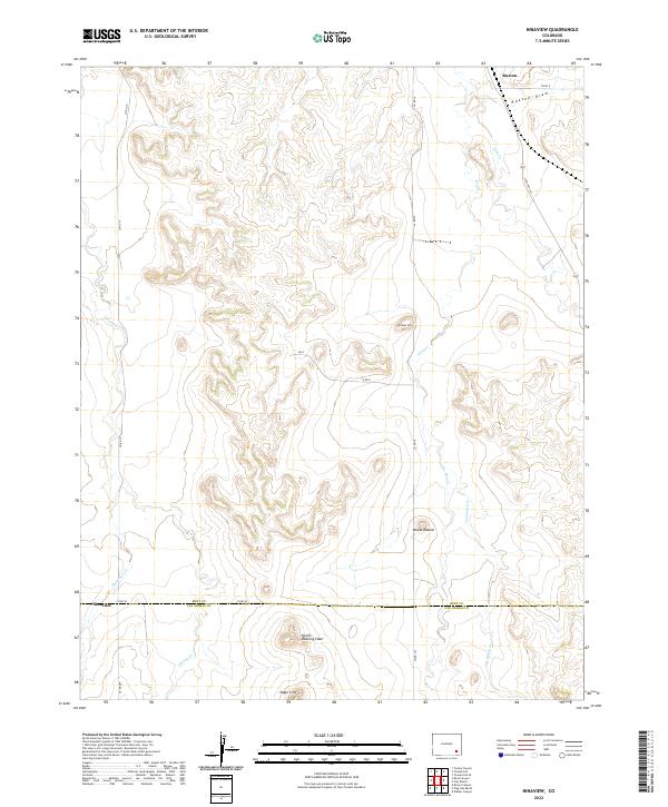 US Topo 7.5-minute map for Ninaview CO